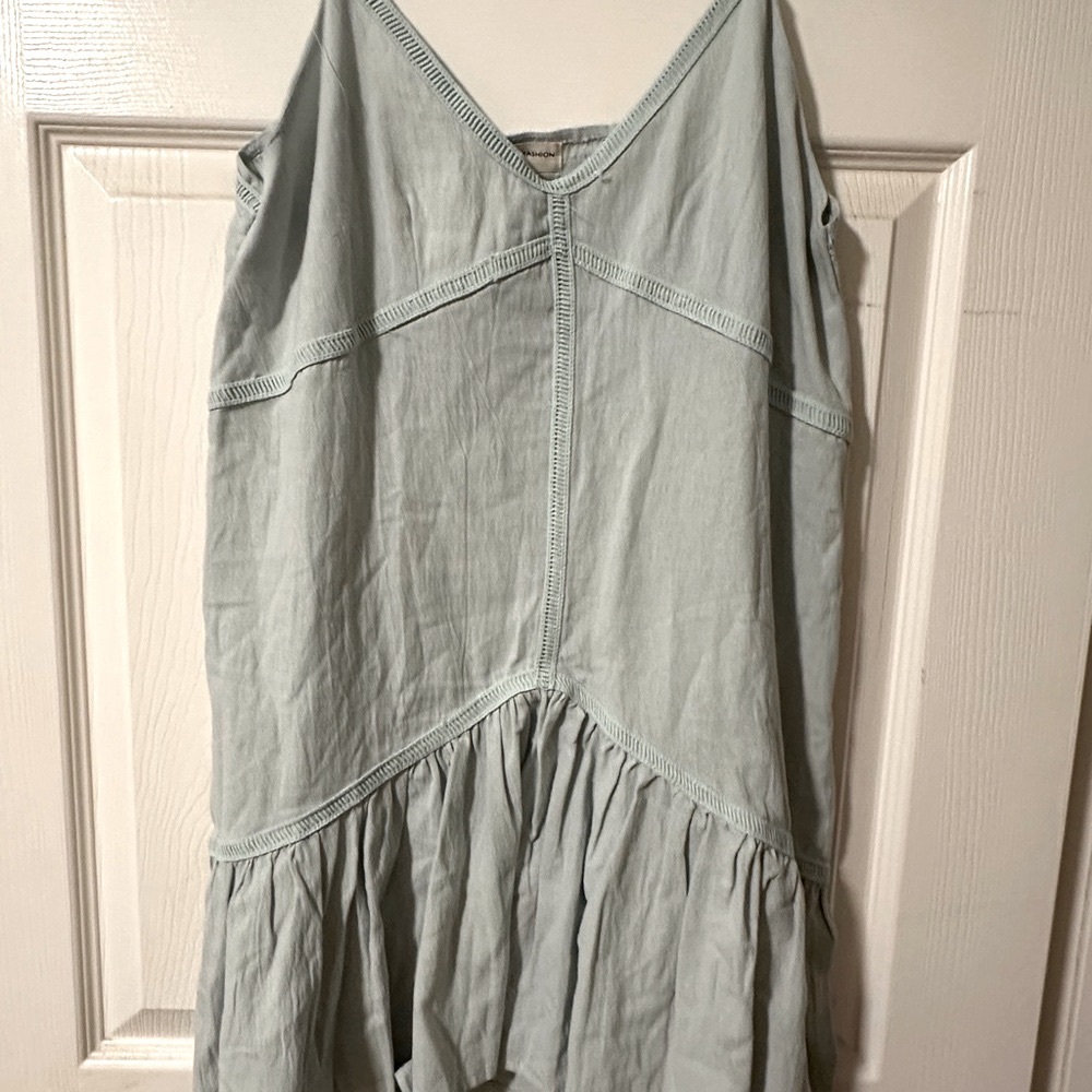 BNWT Sassy Hills Fashion Mint Green 100% Cotton Mini Dress - Size S